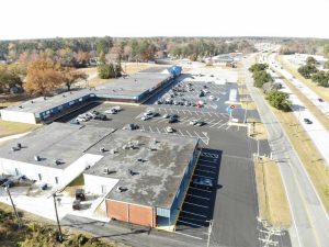 shopping center for sale - aerial